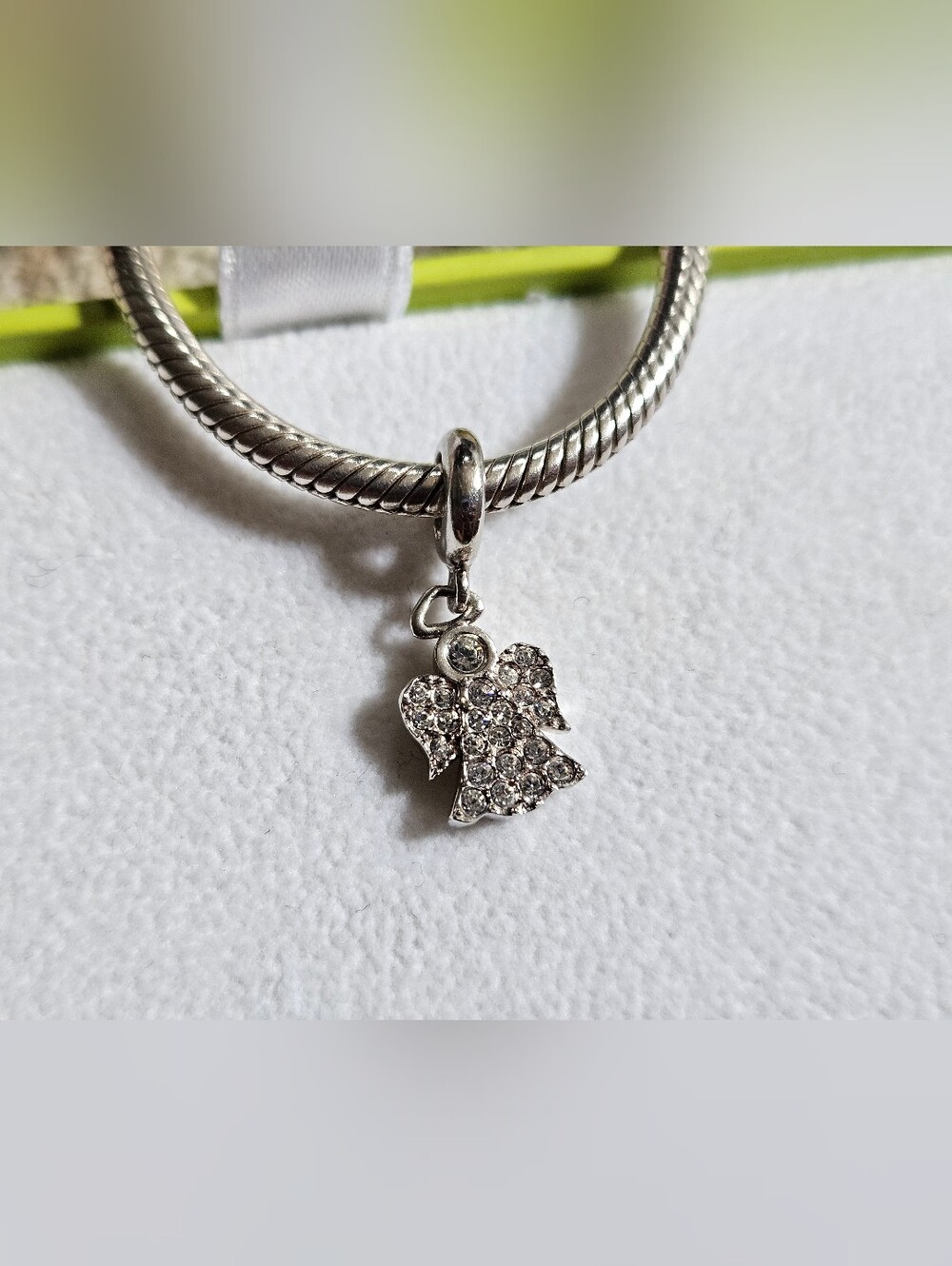 Chamilia Sterling Silver Crystal Angel Charm ✨️